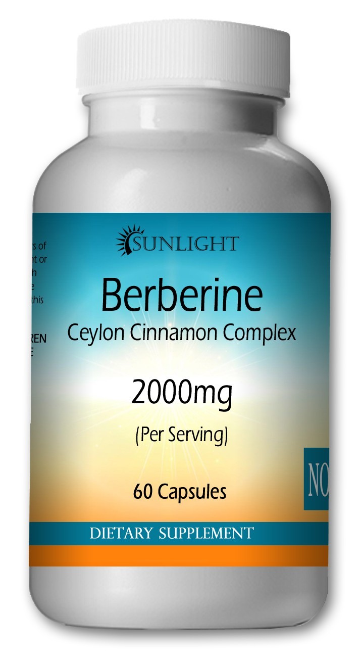 Berberine with Ceylon Cinnamon 2000mg Capsules serving- USA Deal=