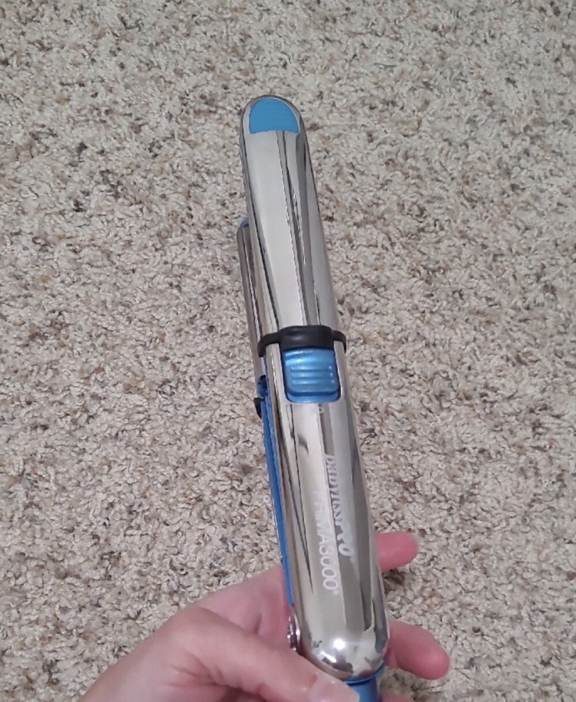 BaByliss PRO Nano Titanium 1″ Dual Curl Barrel Iron 450°F 40W Blue/Silver