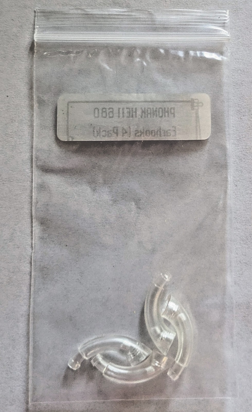NEW Phonak/Unitron HE11 680 Damped Earhook 4 Pack OEM BTE Hook
