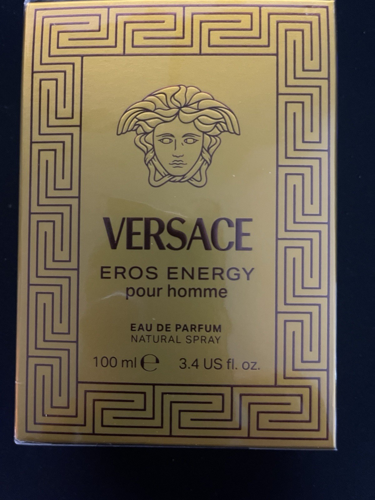 Versace Eros Energy Pour Homme Eau de Parfum Natural Spray for Men 3.4 fl oz