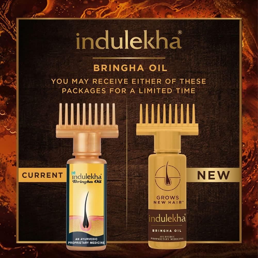 Indulekha Bringha Ayurvedic Hair Oil 50ml Herbal Hair & Scalp Care