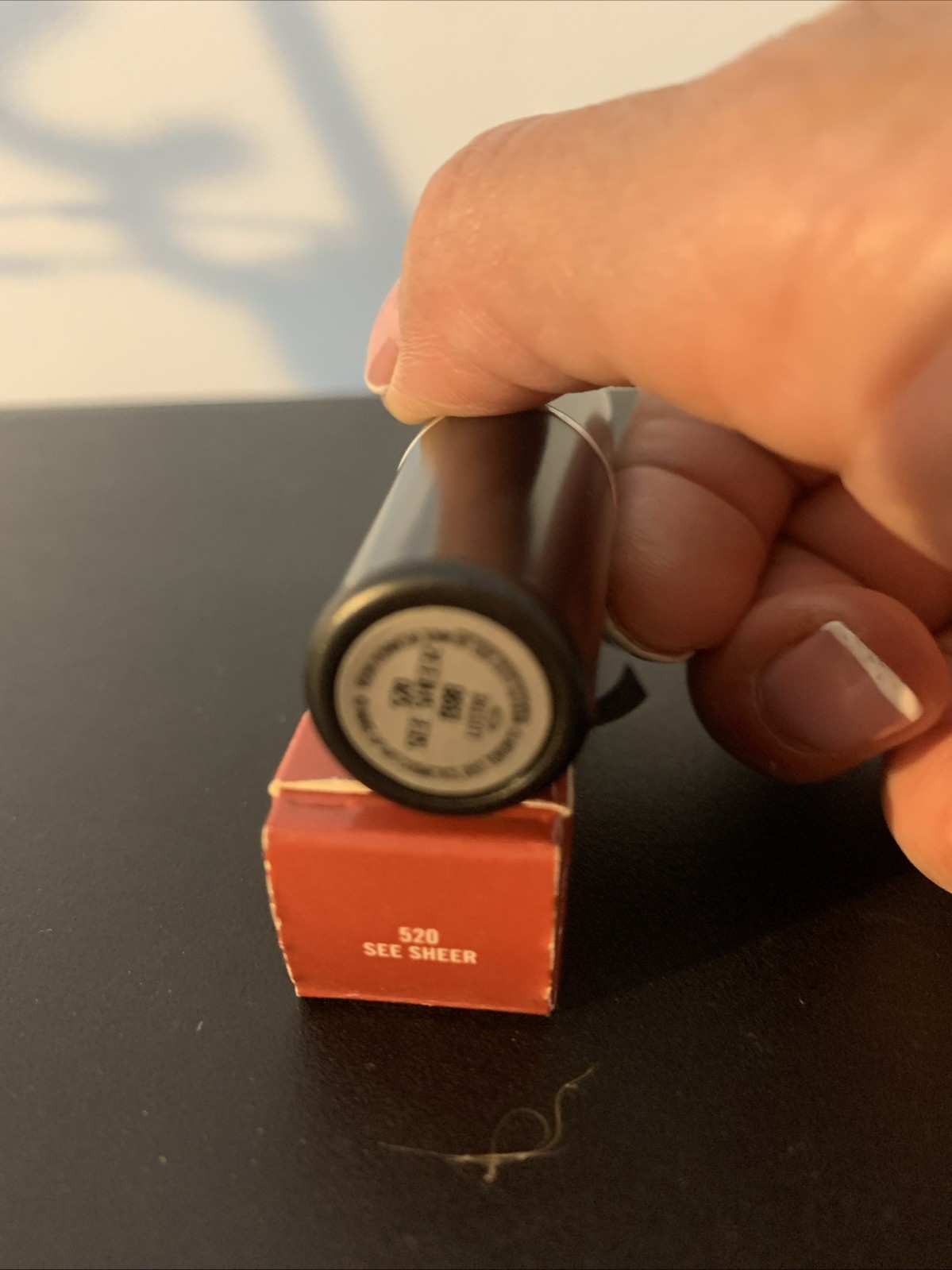 MAC Lustre Lipstick 520 See Sheer – Full Size 3g