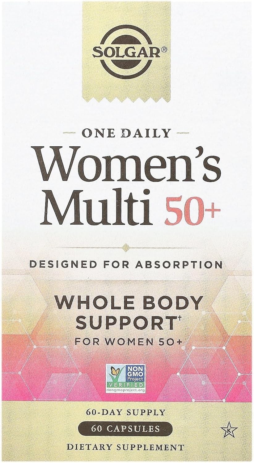 Highly Absorbable Women’s Multivitamin 50+ – Supports Hair, Skin & Nails Health