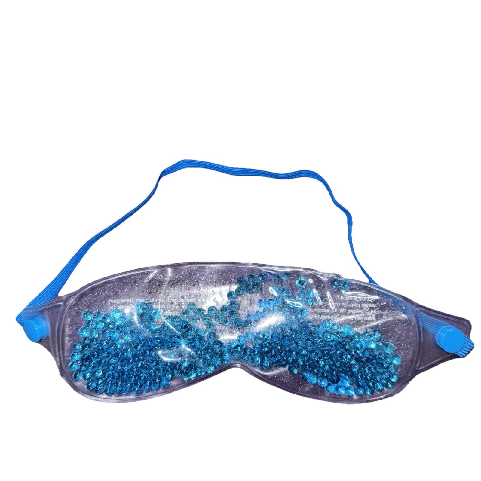 NEW Reusable Gel Bead Eye Mask Hot & Cold stretch strap