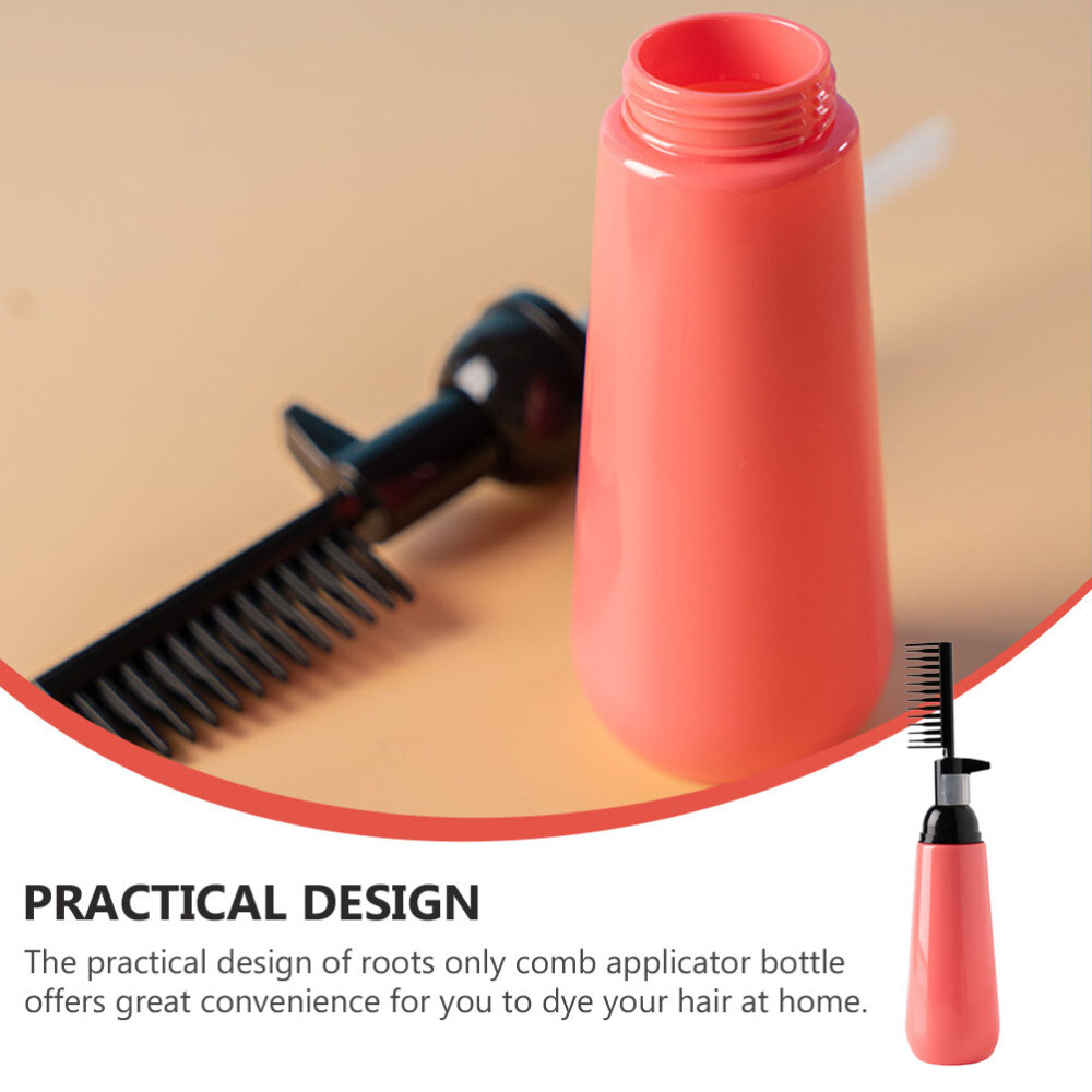 2pcs Hair Coloring Dye Comb Plastic Hair Dye Comb Comb Applicator Bottle Salon