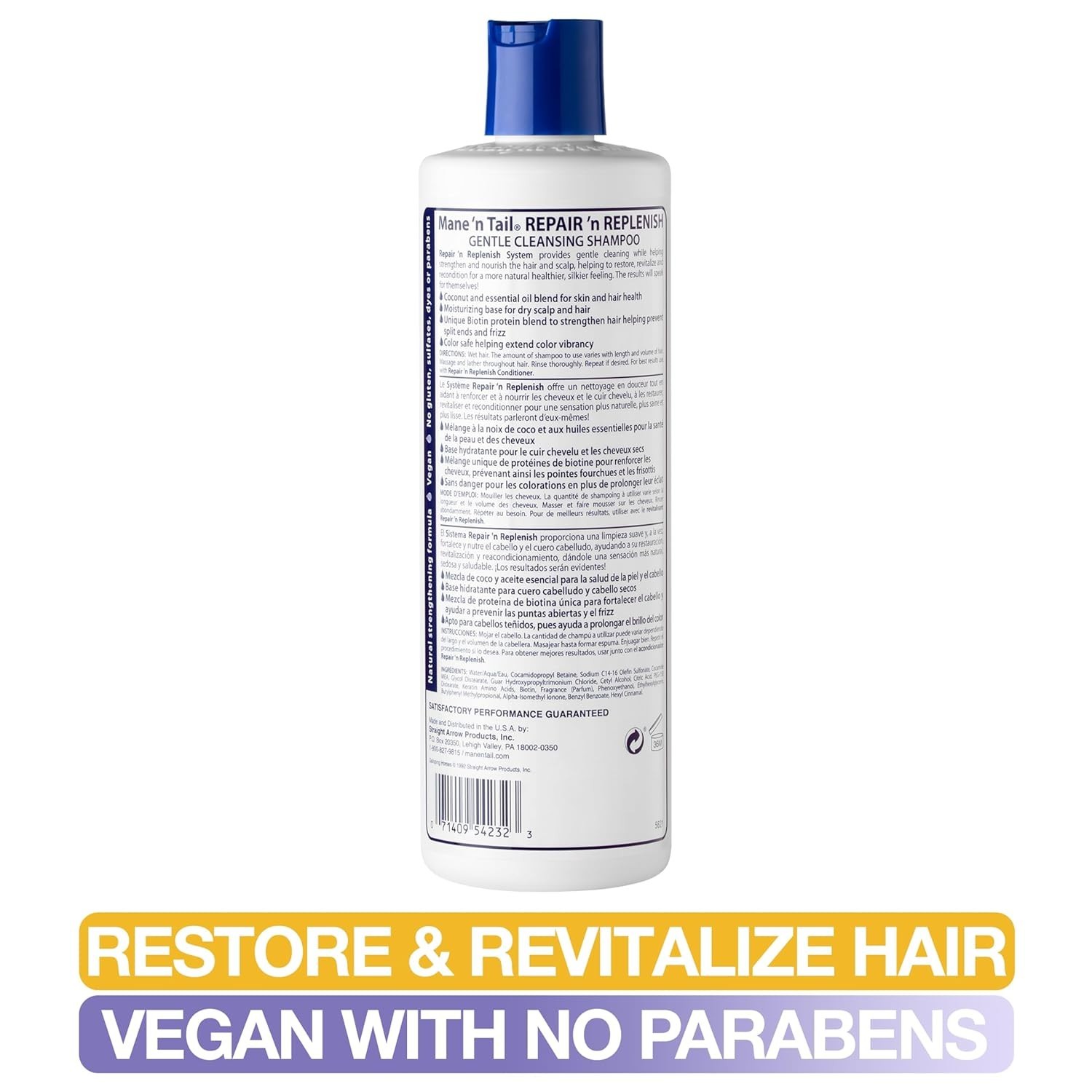 Mane ‘n Tail Biotin Infused Repair ‘n Replenish Shampoo, 11.2 oz