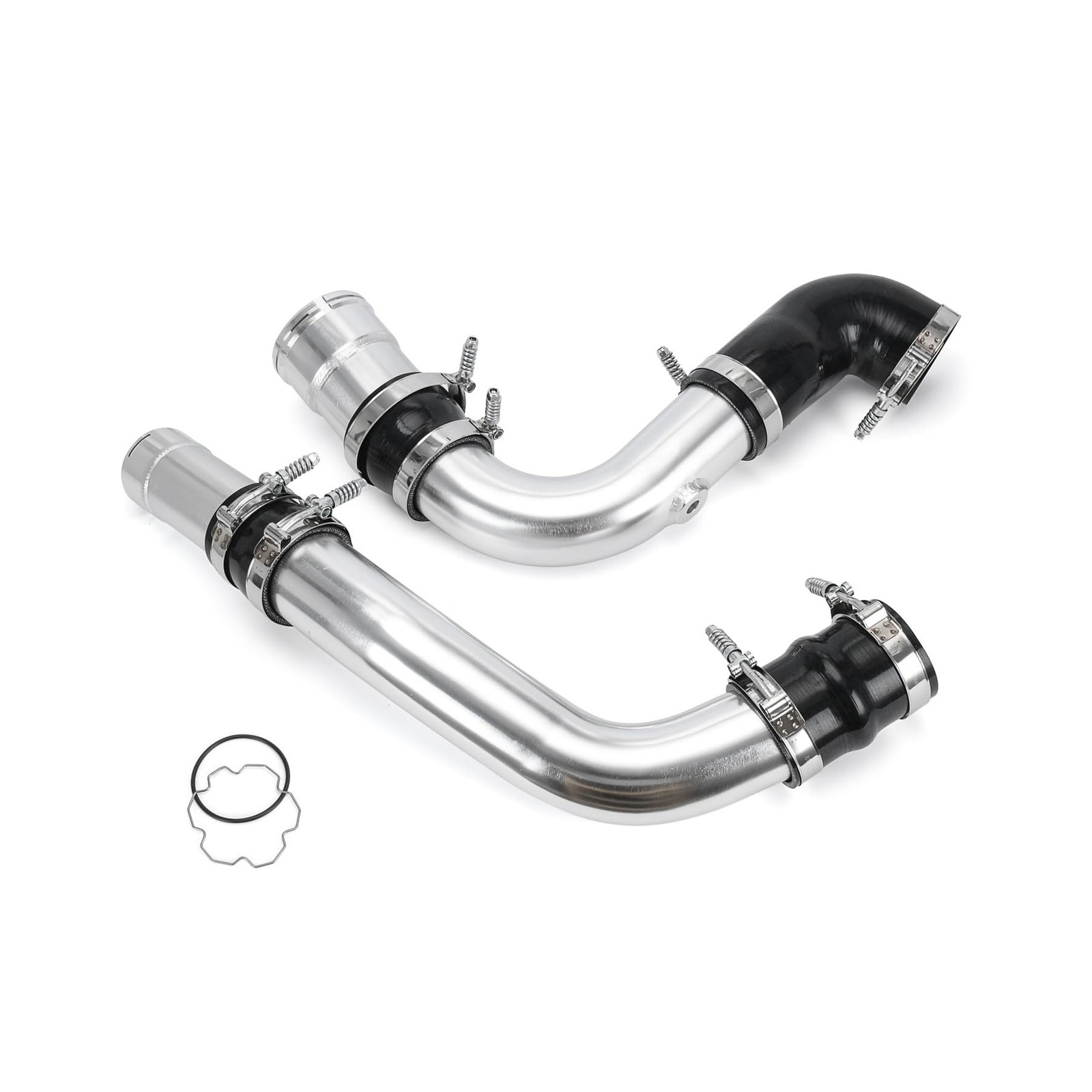 PTNHZ Max Flow Hot & Cold Side Intercooler Pipe Boot Kit Compatible with 11-1…