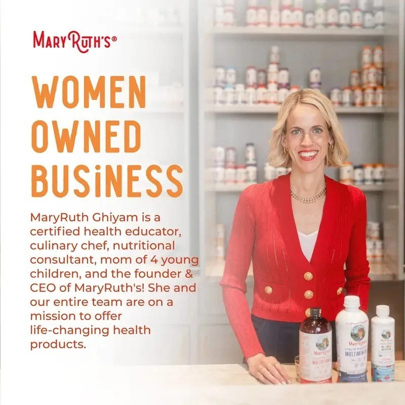 MaryRuth’s Liquid Morning Multivitamin Hair Growth Peach Mango flavor 15.22fl oz