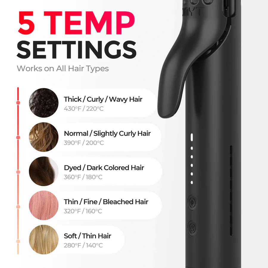 Brand New — TYMO Airflow 2-in-1 Hair Straightener & Curling Flat Iron