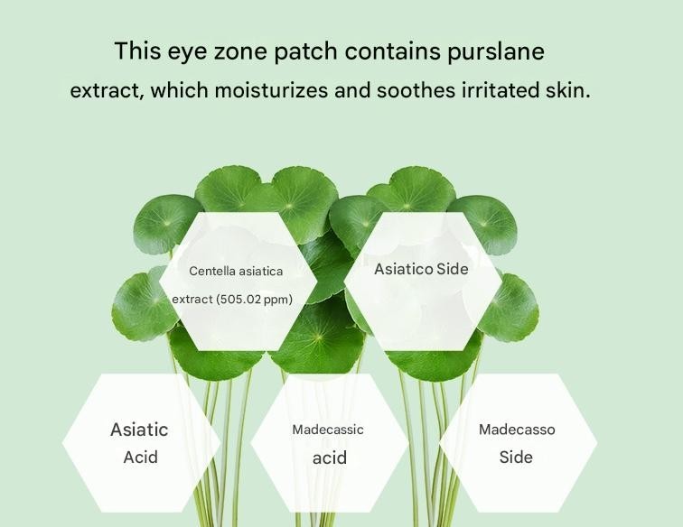 PRRETI Real Cica Eye Zone Patch 30 sheets x 5packs Soothing Eye Mask K-Beauty