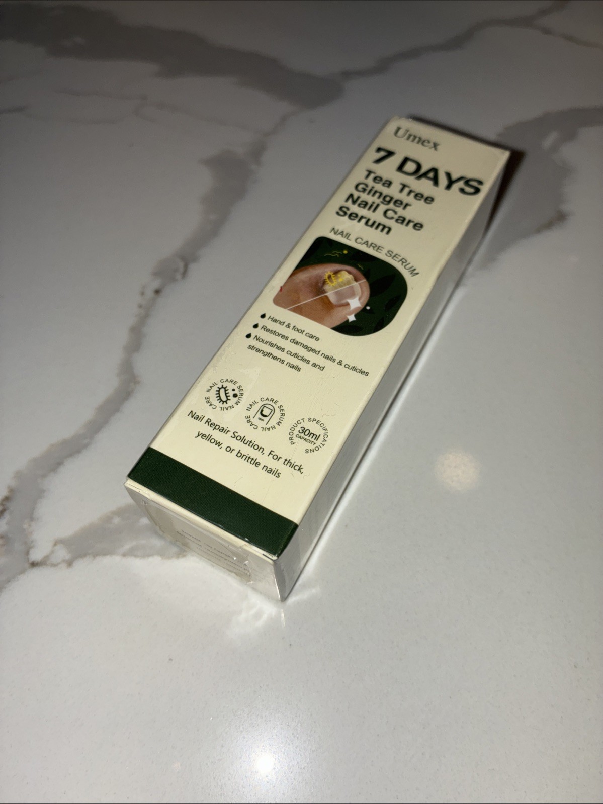 7 Days Tea Tree & Ginger Nail Care Serum 30ml For Repair Dry Brittle Nails