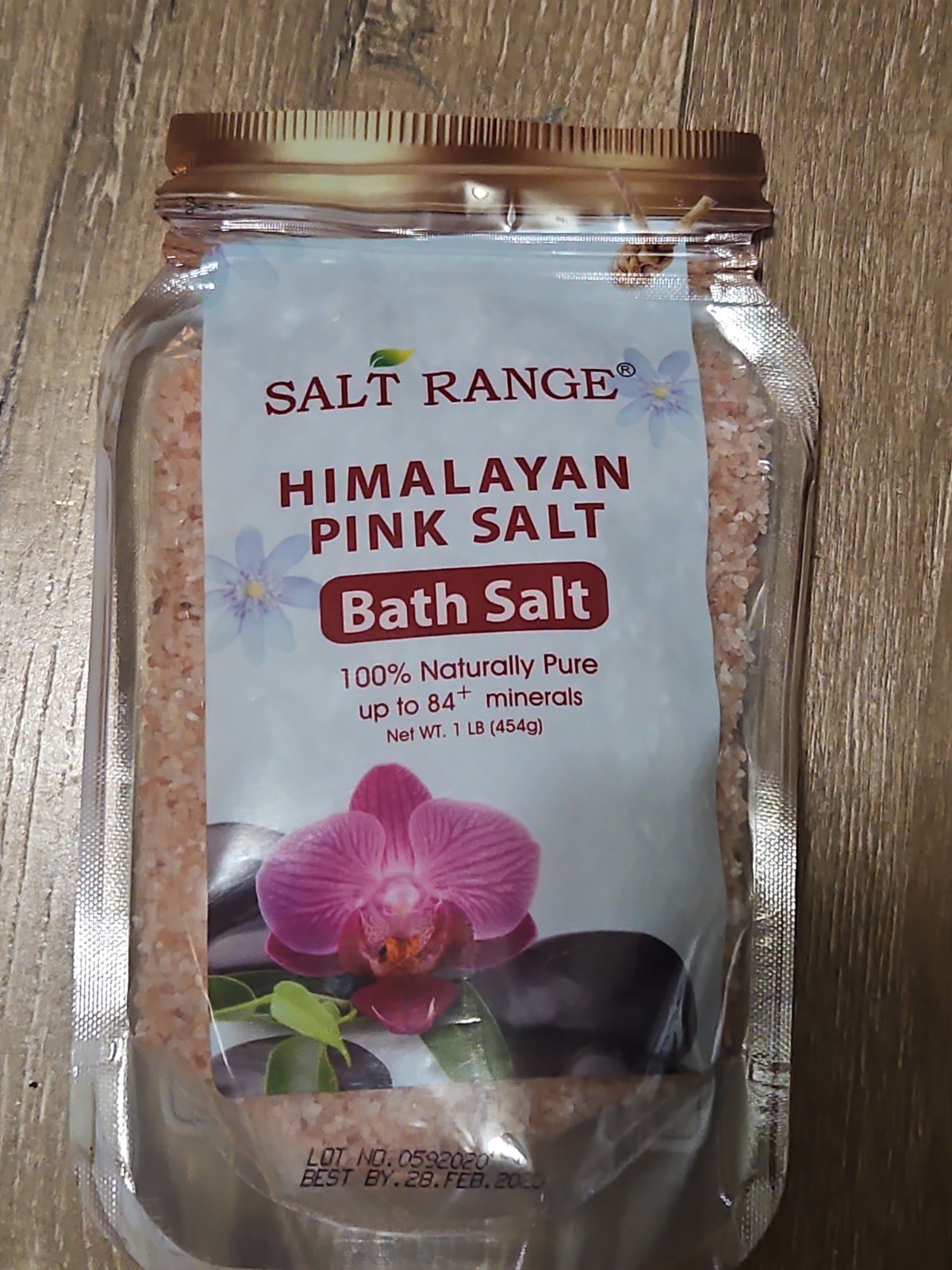 Salt Range Himalayan Pink Bath Salts 1lb 100% natural pure Made In USA 🇺🇸