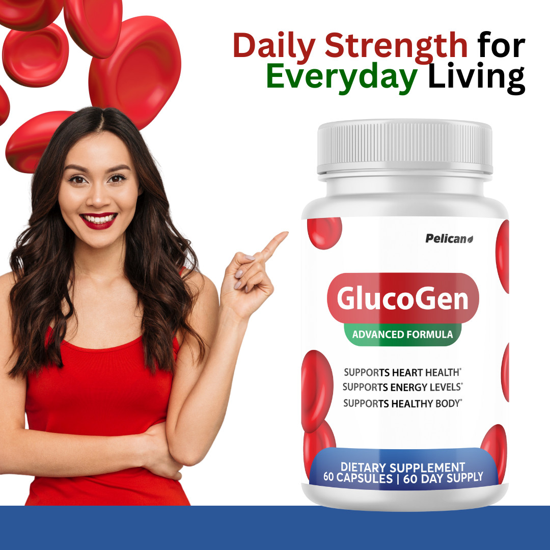 GlucoGen- Blood Support- 4 Bottles- 240 Capsules