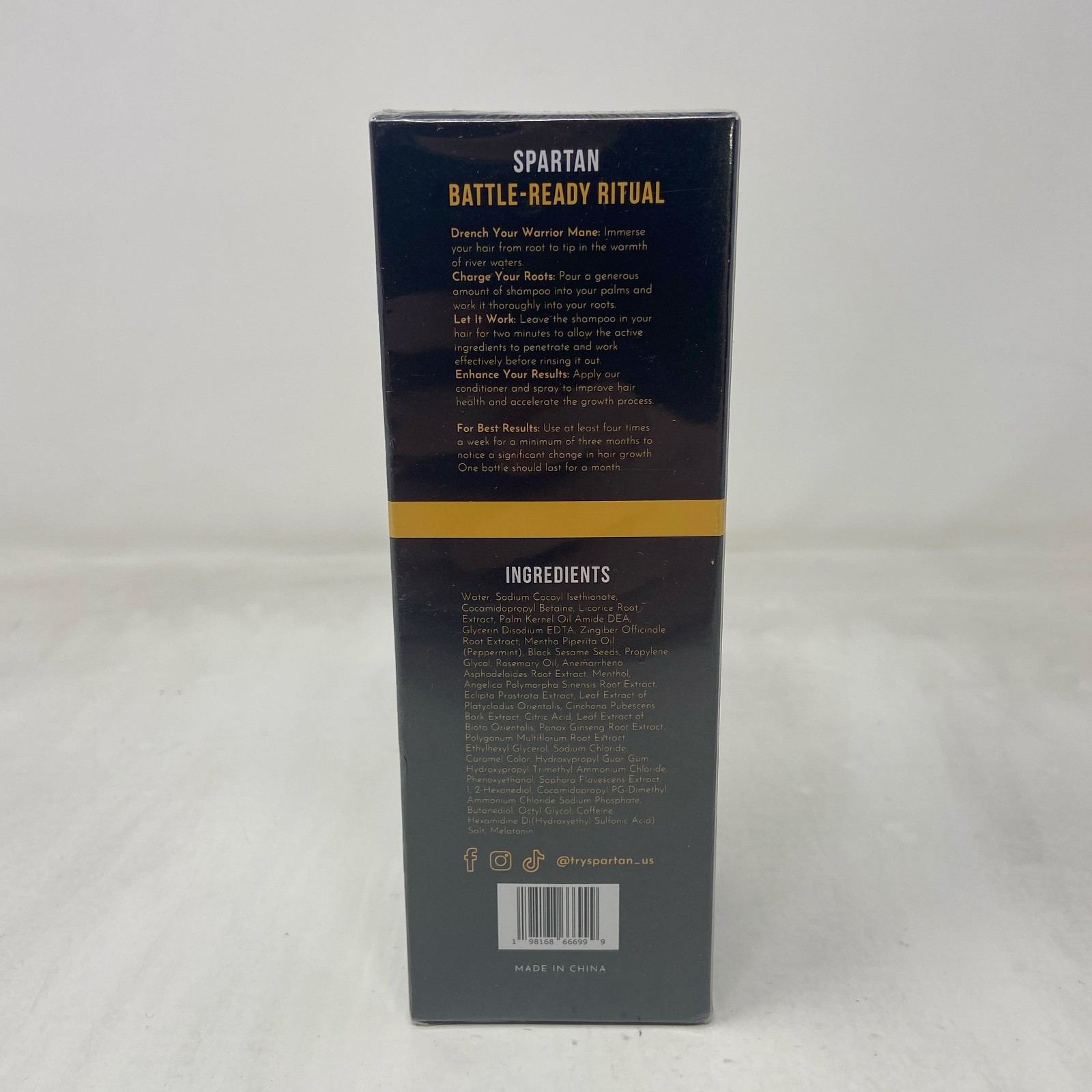 SPARTAN Root Activator Shampoo 200ml/6.8oz Hair Growth