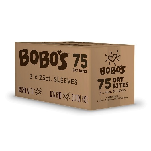 Bobo s Oat Bars Strawberry Stuff d Bars, 1.3 Ounce, 25 Per Box, 3 Per Case