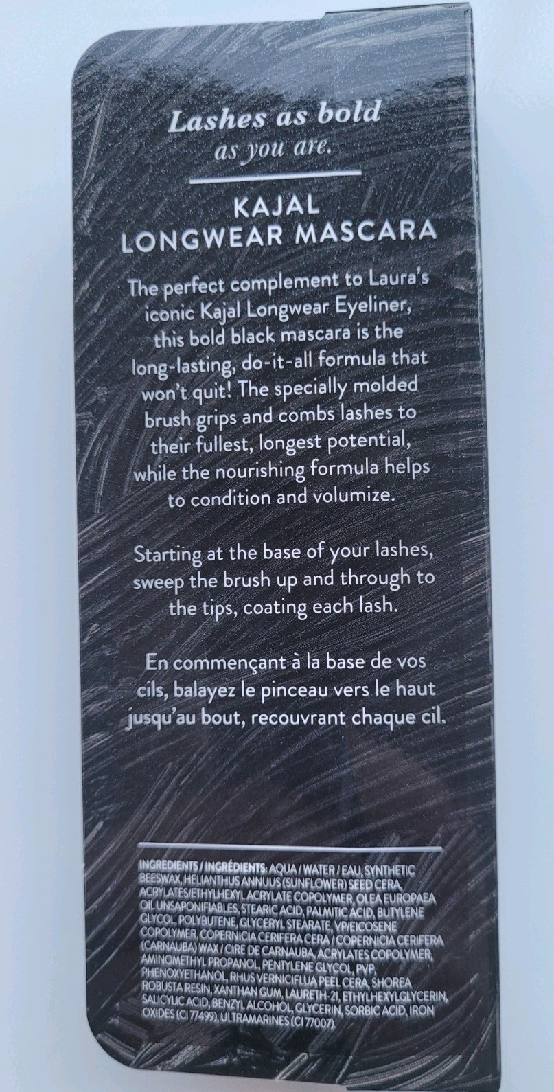 Laura Geller Kajal Longwear Mascara In Black .42oz NIB