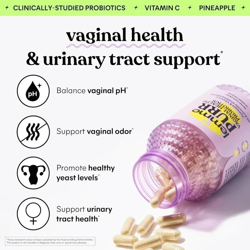 Lemme Purr Vaginal Probiotic capsule – Balanced pH, Healthy Odor