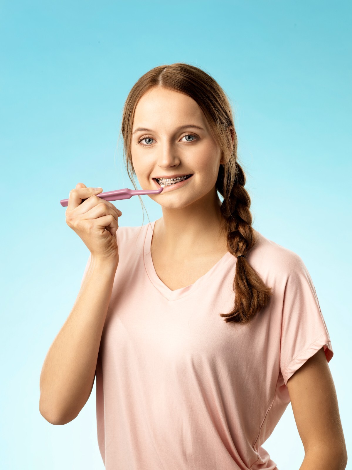 TEPE Compact Tuft Toothbrush – Braces & Hard to Reach Areas, 1 Pk