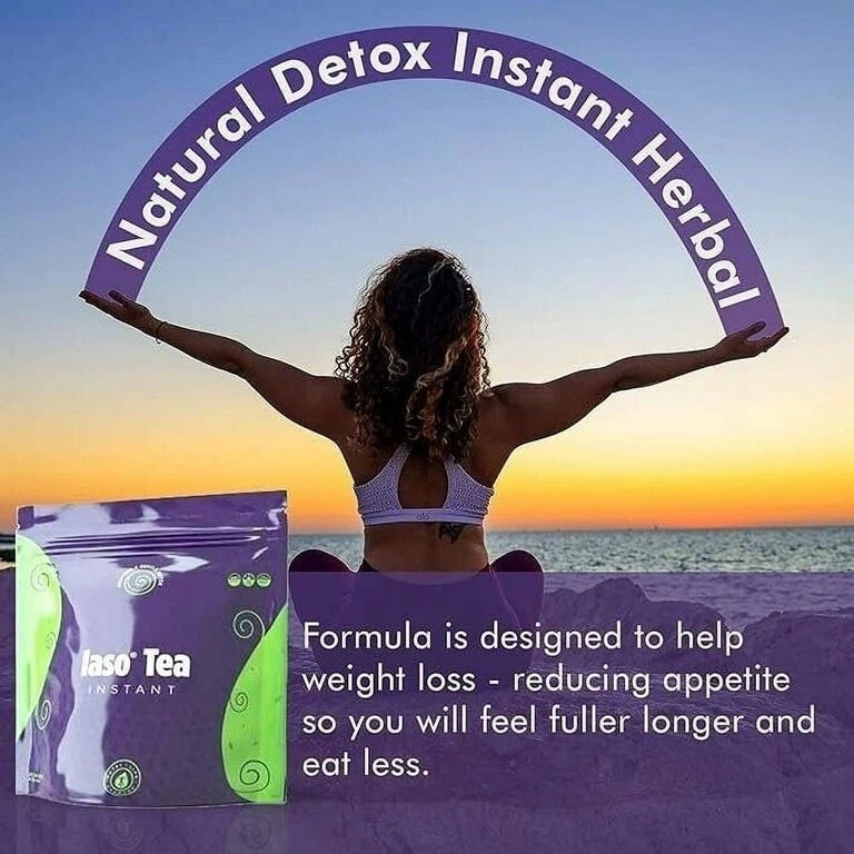 TLC Total Life Changes IASO Natural Detox Instant Herbal Tea (Pack of 1)25 Count