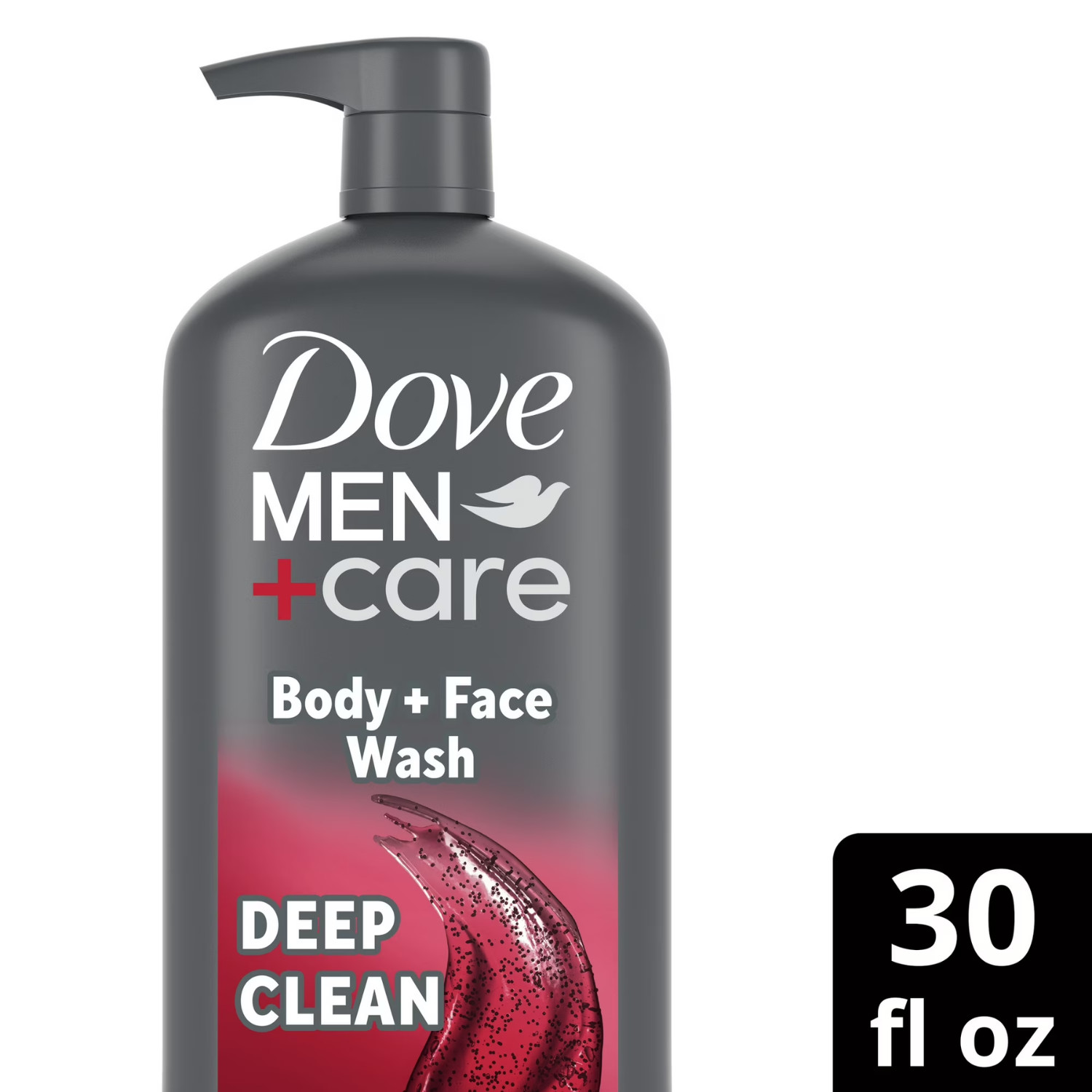 Dove Men Care Face Body Wash 30oz Citrus Cedarwood Exfoliating Clean