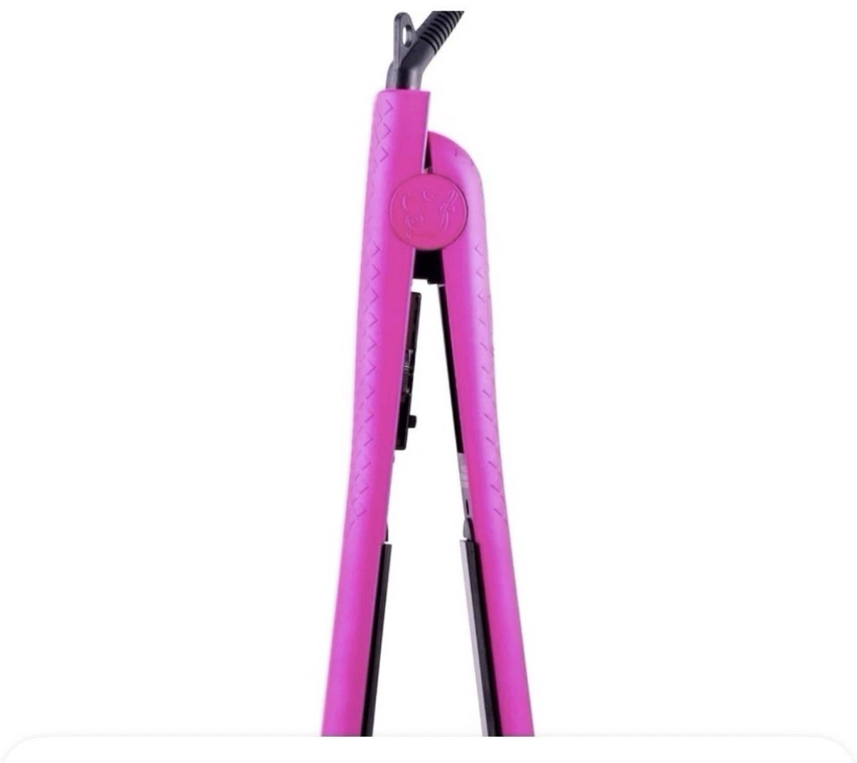 Royale Classic Flat Iron Hair Straightener, Hot Pink Ceramic Floating Plate- NEW