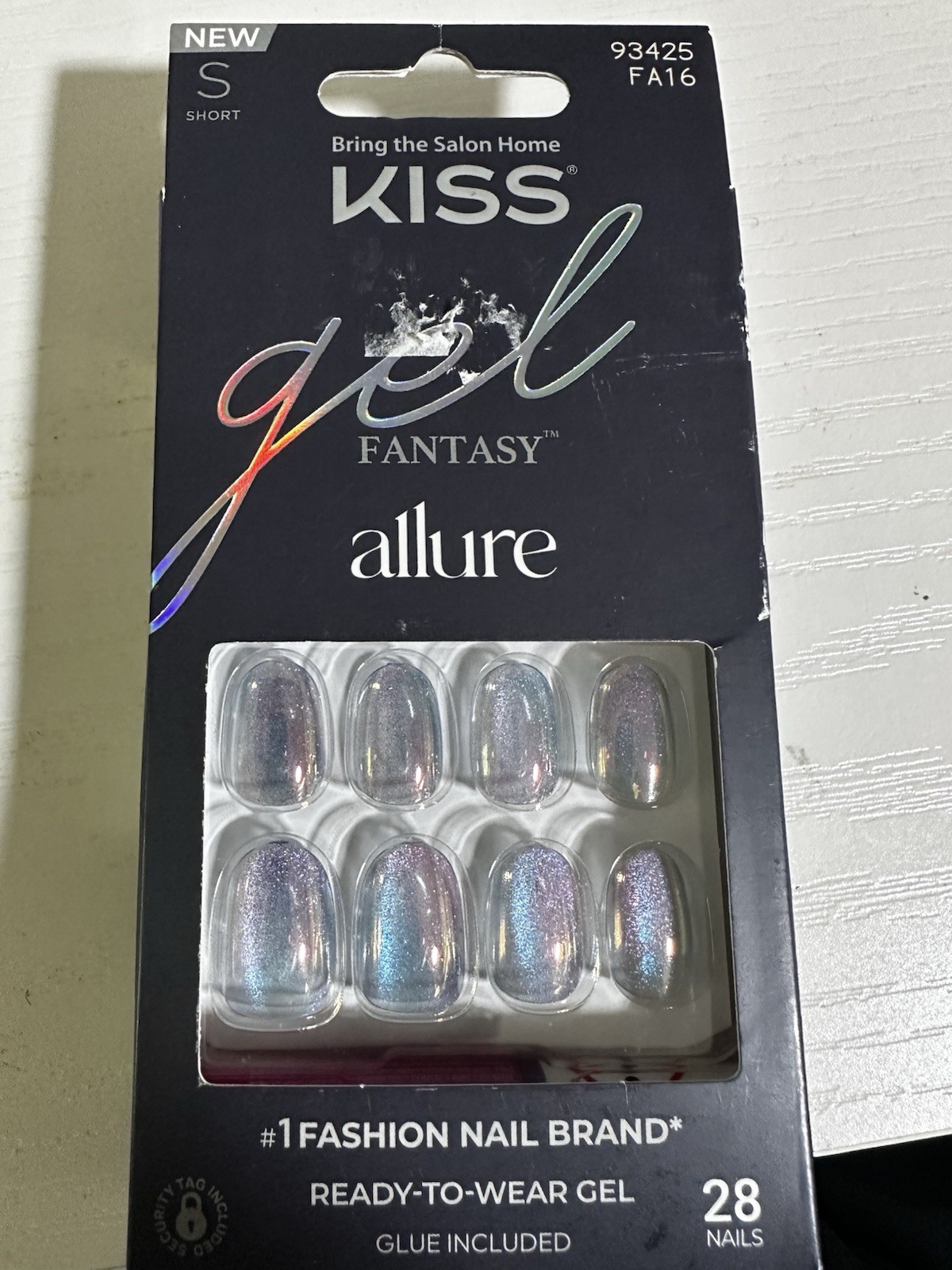 Kiss/ Gel Magnetic, Voguish, Fantasy Allure Nail New 4 Nails