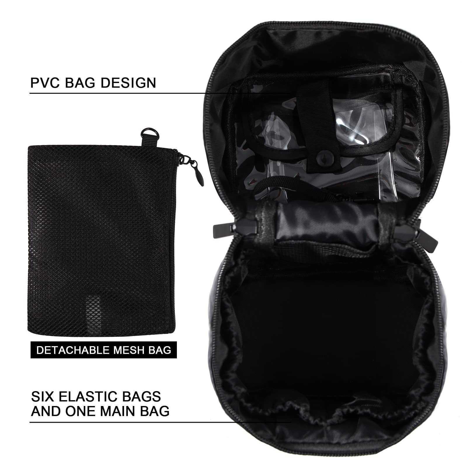 Makeup Brush Organizer Makeup Bag Brushes Set Case 7.5×5.5×4.4 Inch Professio…