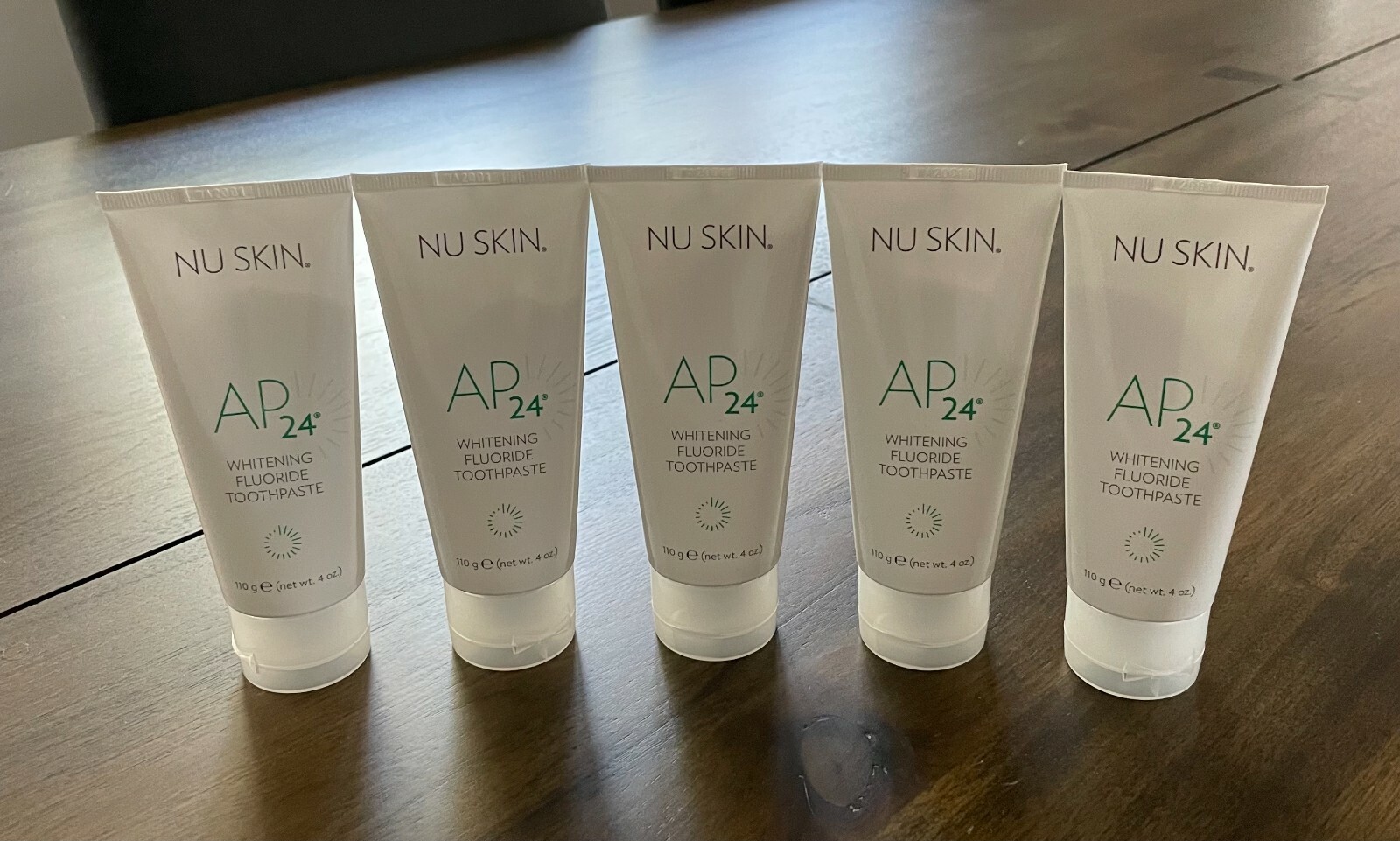 EXP 07/2026. Made in USA. Lot of 5 Nu Skin AP-24 Whitening Fluoride Toothpaste