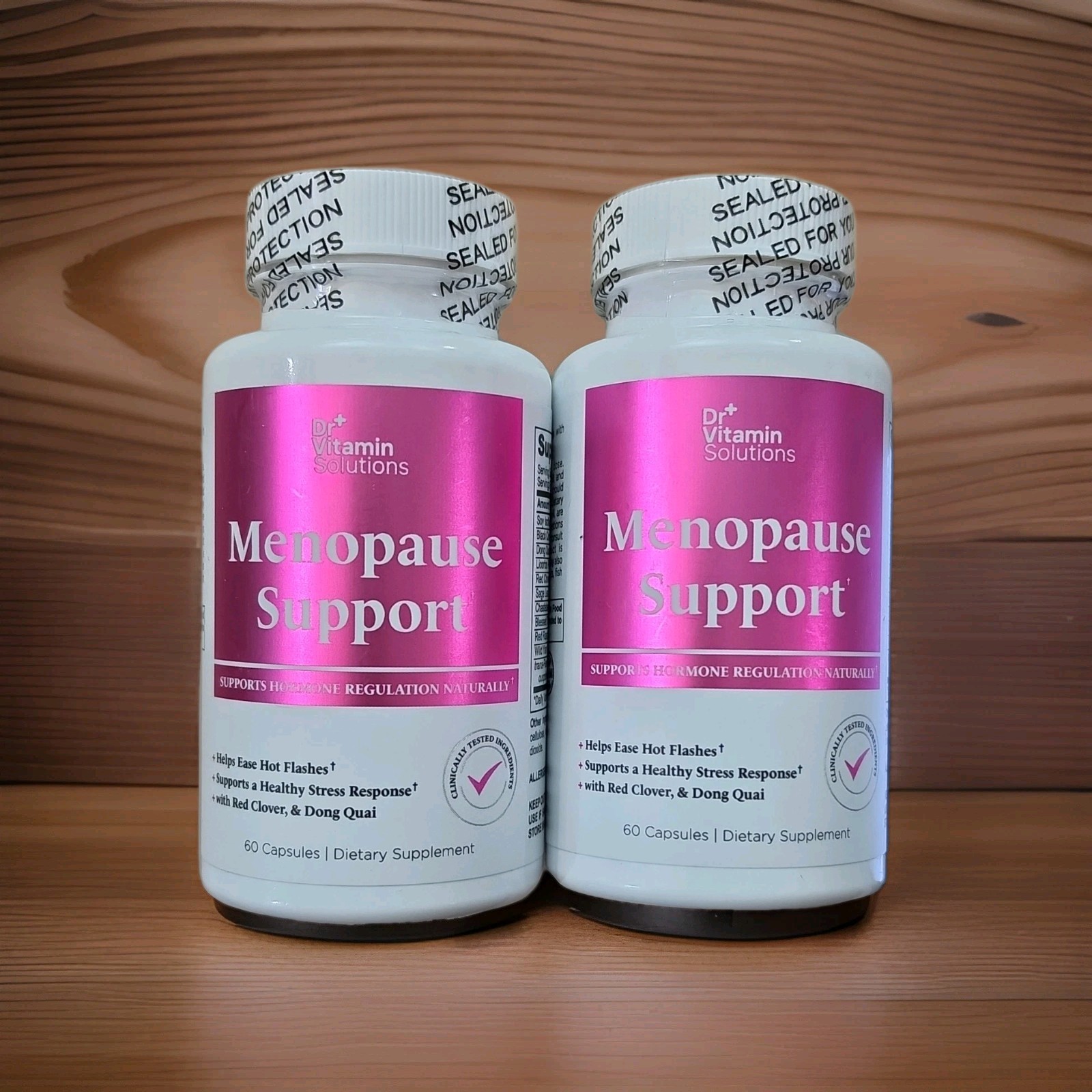 Women Menopause Support Soy Isoflavones + Black Cohosh 60 Caps by Dr Vitamin Sol