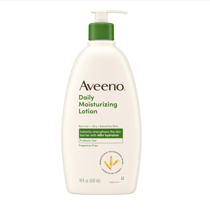 Aveeno Daily Moisturizing Body Lotion Fragrance Free Body Lotion for Women & Men