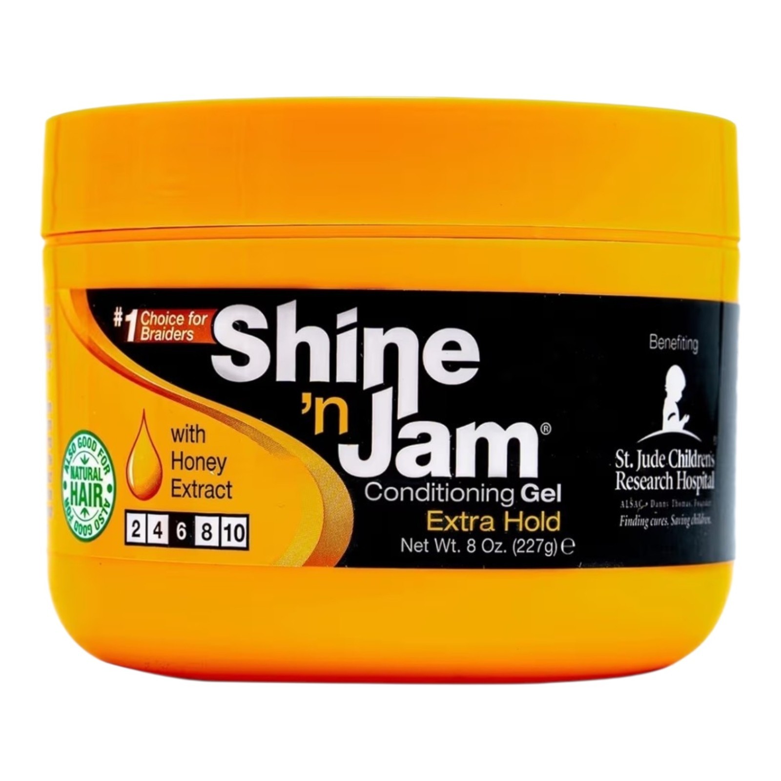Shine ‘n Jam Conditioning Gel Extra Hold Braids, Twists, & Frizz Control 8 4oz