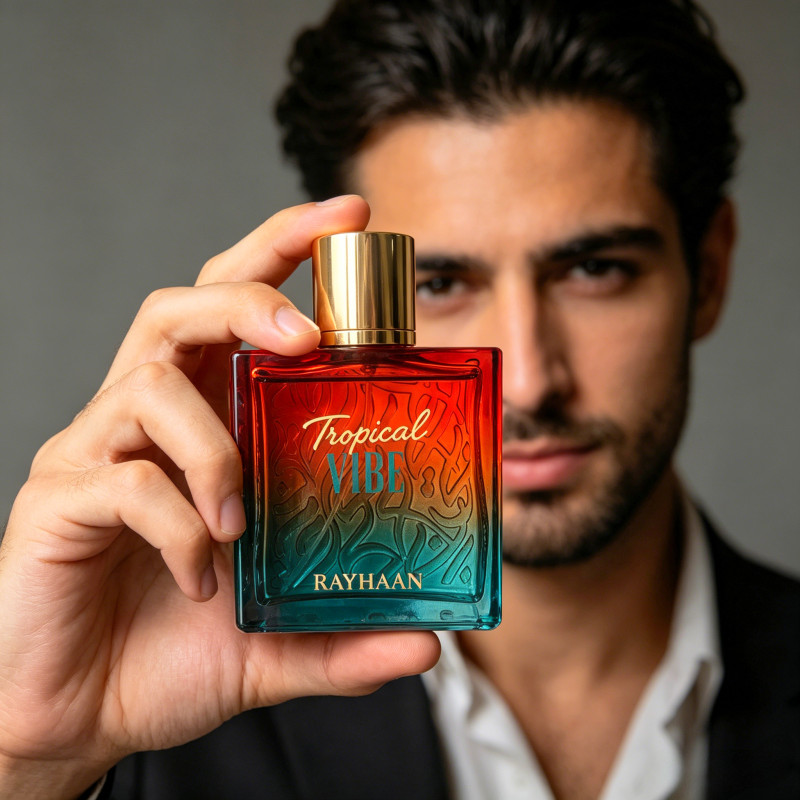 Tropical Vibe – Fruity,Floral,Woody – Eau de Parfum Spray,for Everyone, 3.4oz.