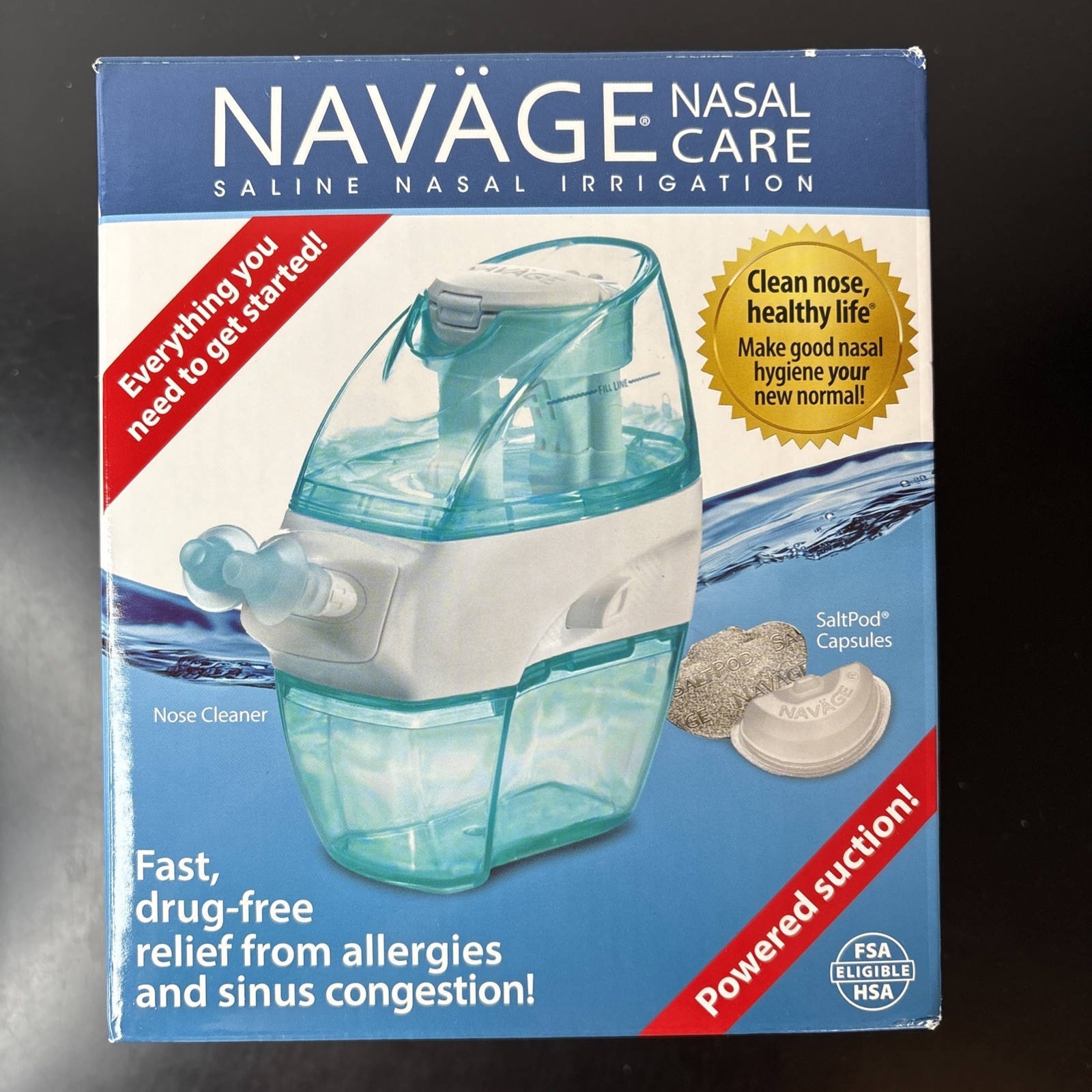 NAVAGE Nasal Care Saline Irrigation System Nose Cleaner