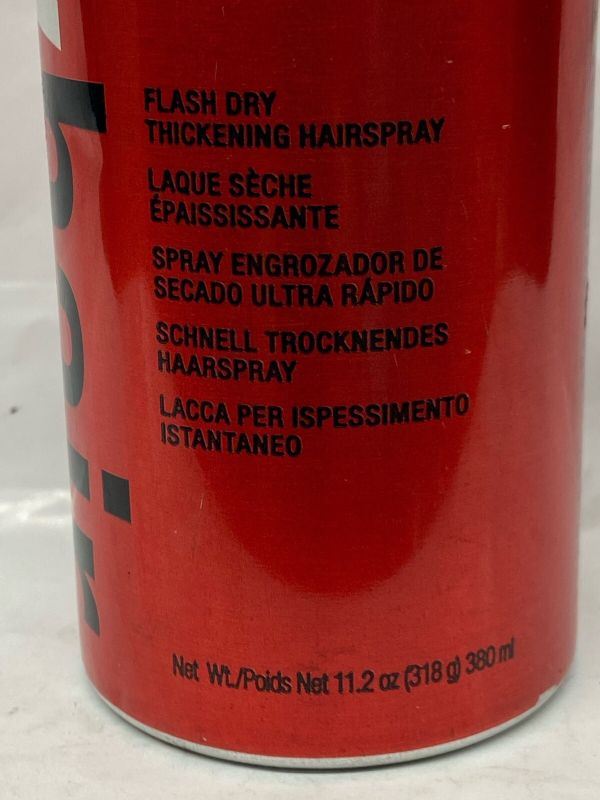 sexy hair get layered 11.2oz flash dry thickening hairspray scuffed exterior