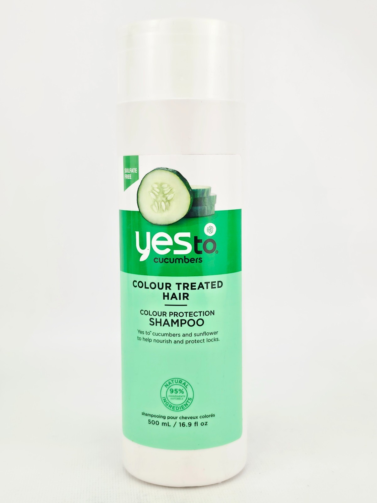 Yes To Cucumbers Color Treated Hair Protection Shampoo 16.9 oz Lot of 2