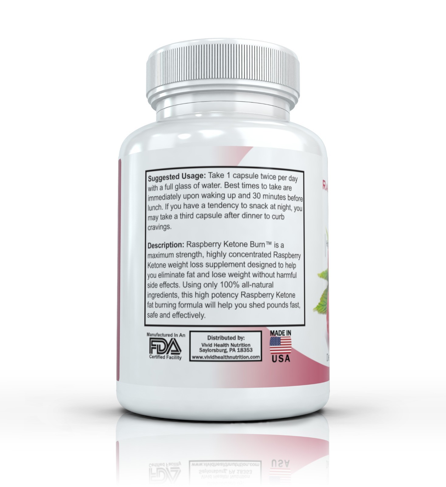 Raspberry Ketone BURN: #1 Best Fat Burner Diet Pills Natural Ketone Weight Loss