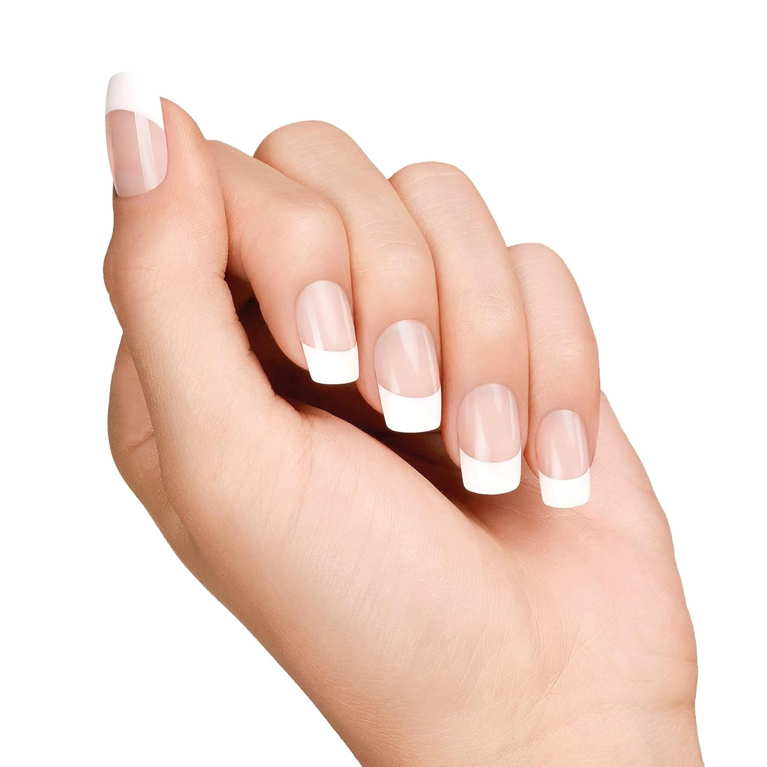 Everlasting, Press-On Nails, Nail glue included, ‘Infinite’, French, Medium Size