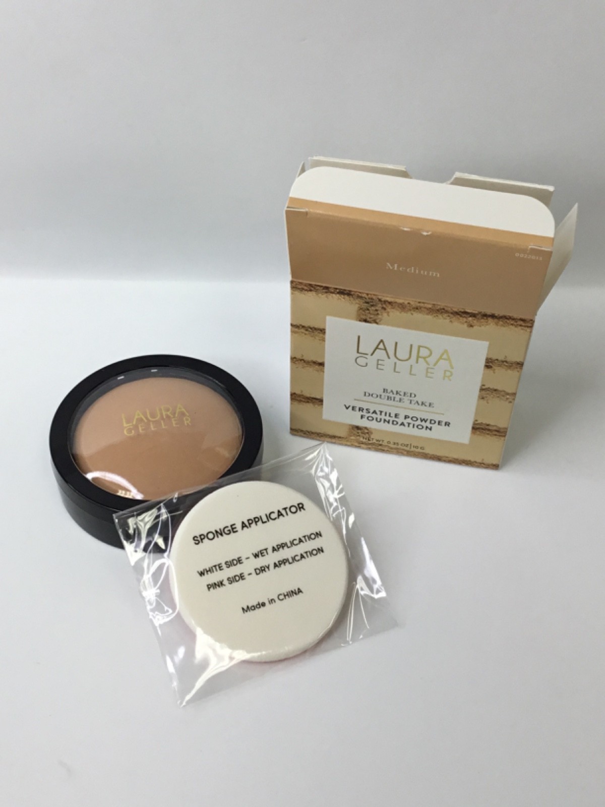 Laura Geller Double Take Baked 0.35 fl oz Versatile Powder Foundation, Md, NIB