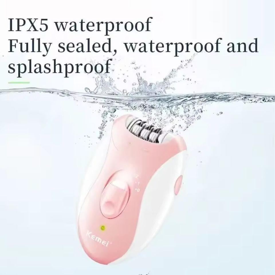 Kemei Women Electric Epilator Hair Removal Facial Bikini Legs Underarm Shaver