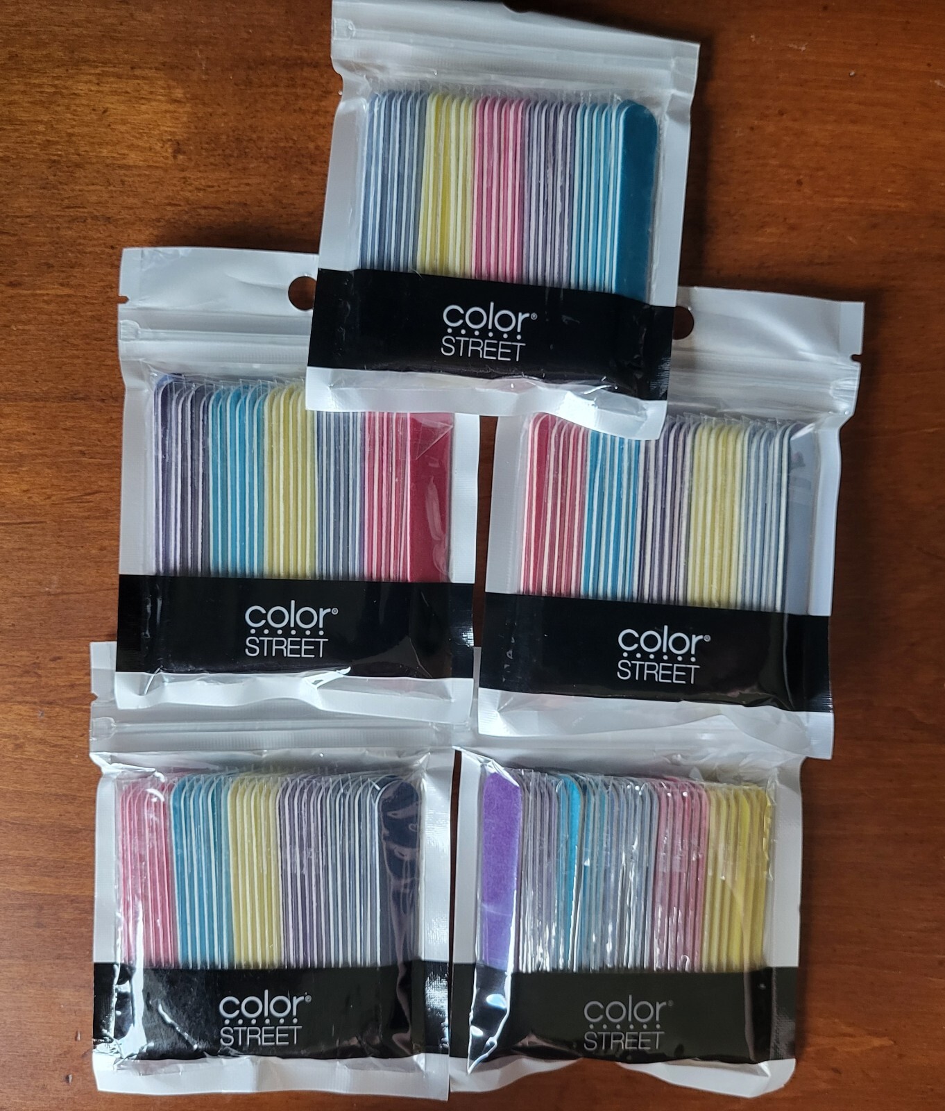 HUGE Color Street Misc Lot ~ branded Files branded Bags Cuticle sticks Prep Pads