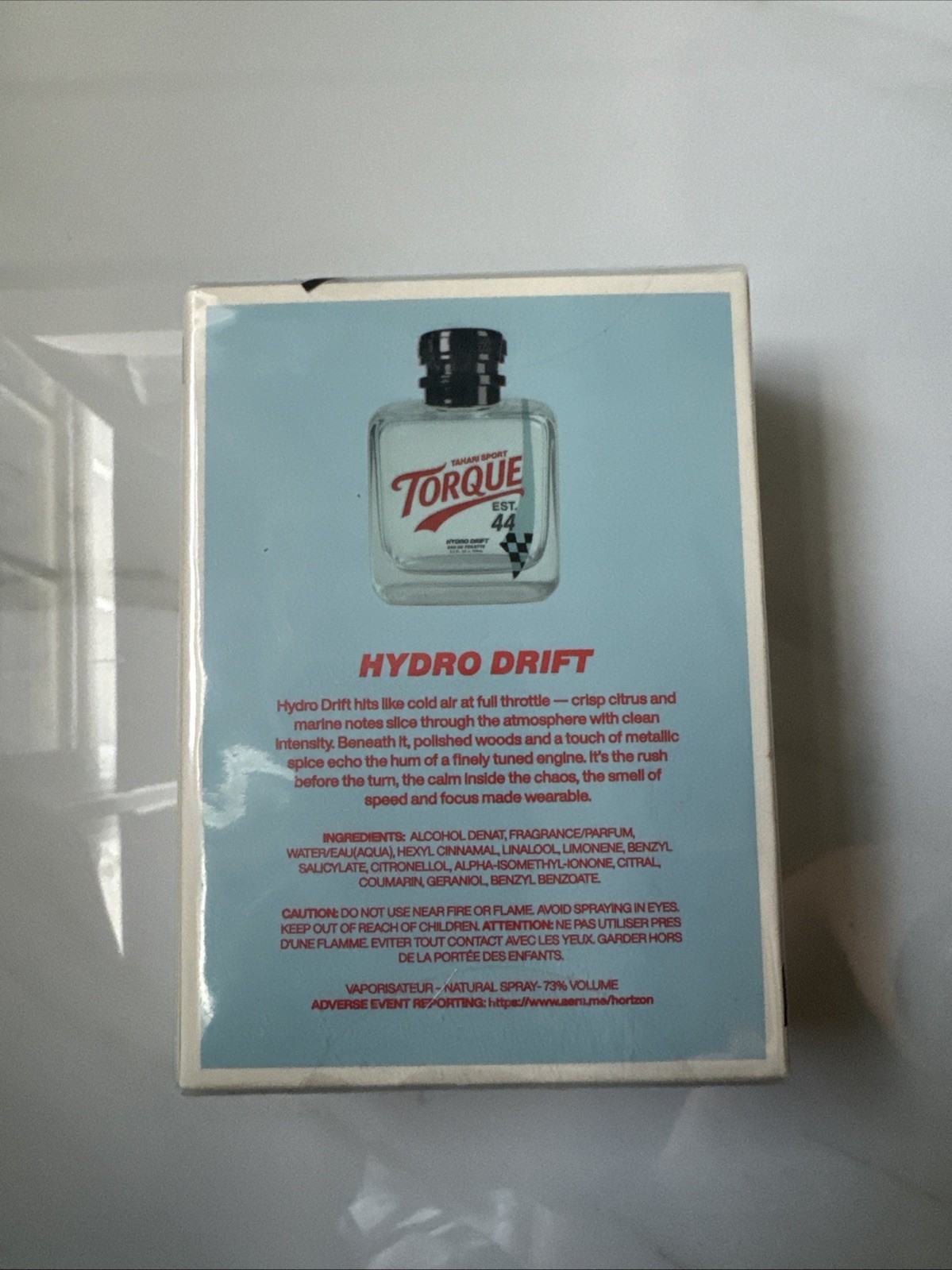 Tahari Sport Torque Hydro Drift Eau de Toilette 3.4oz~Spray~NWB