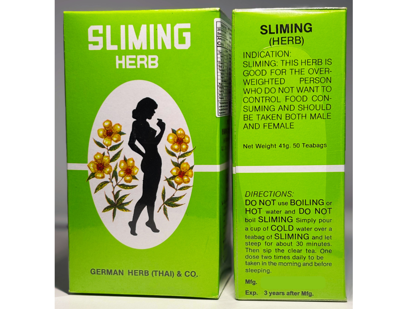 German Herb Sliming Herb/Slimming Tea/Thai Herbal Tea – 24 Boxes (1,200 Teabags)