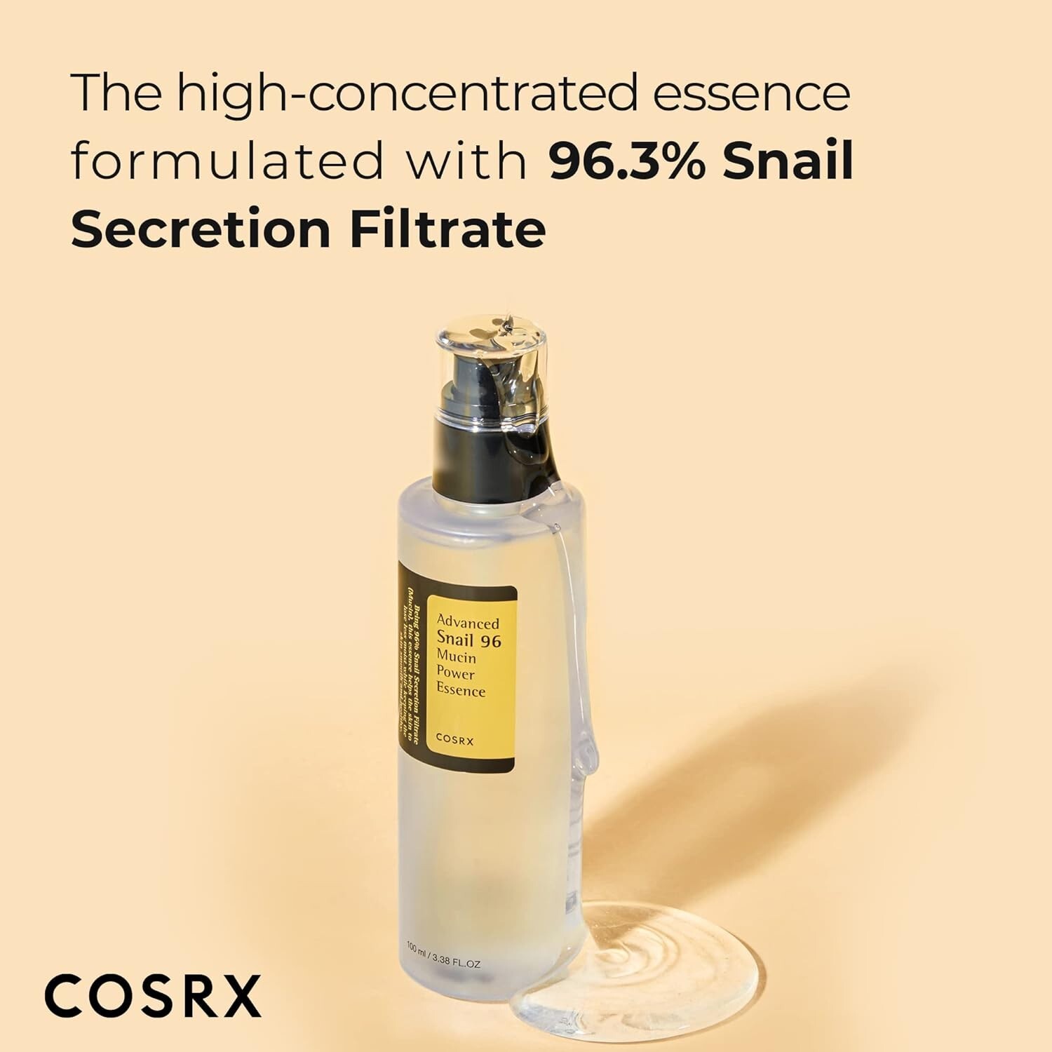 3 UNITS of COSRX Snail Mucin 96% Power Repairing Essence 3.38 oz Hydrating Serum