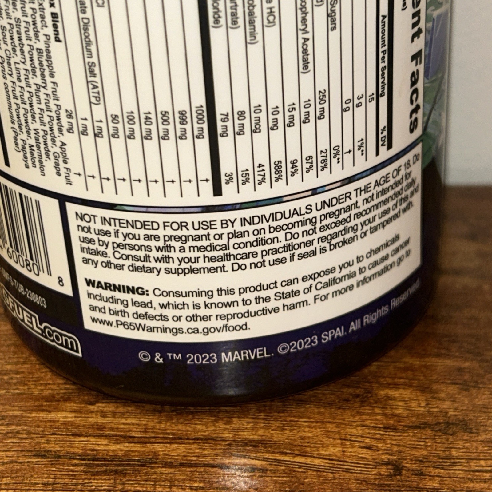 G FUEL Future Sense Spider-Man 2099 Tub – Sour Fruit Punch – EXP 10/2028 – NEW