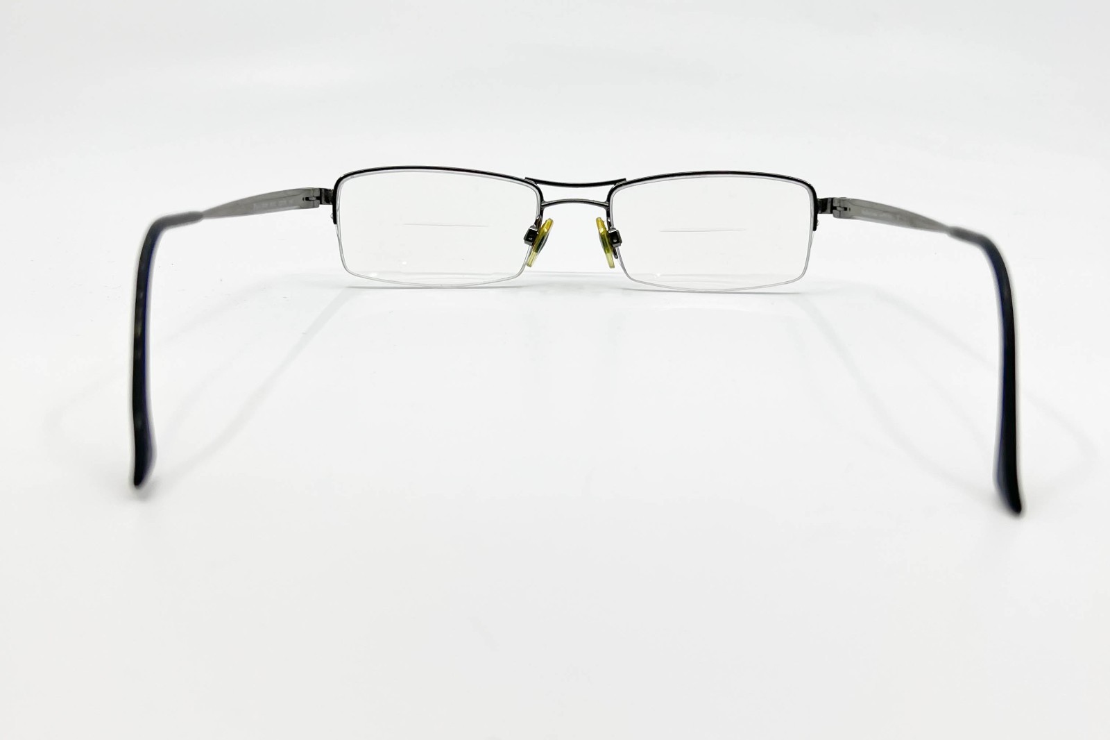 Polo Ralph Lauren PH1049 9002 Silver Semi-Rimless Luxury Italy Eyeglasses 54-18m