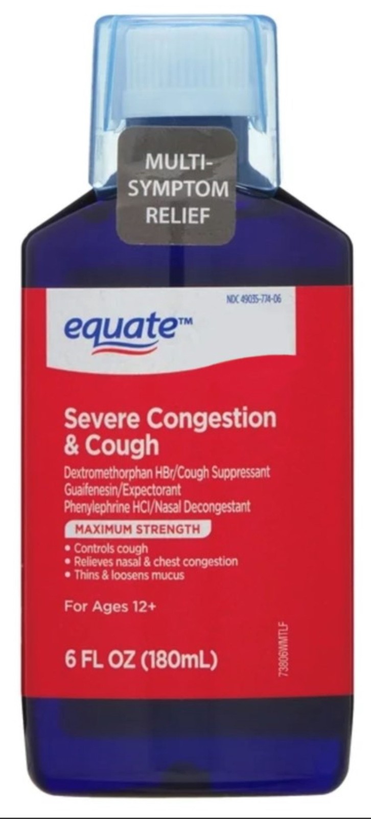 Maximum Strength Severe Congestion and Cough Liquid, 6 Fl Oz