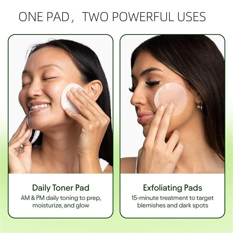 Jiyu Korean Skincare Anti-Aging, Dark Spot & Wrinkle Minimizing Toner Pads NEW