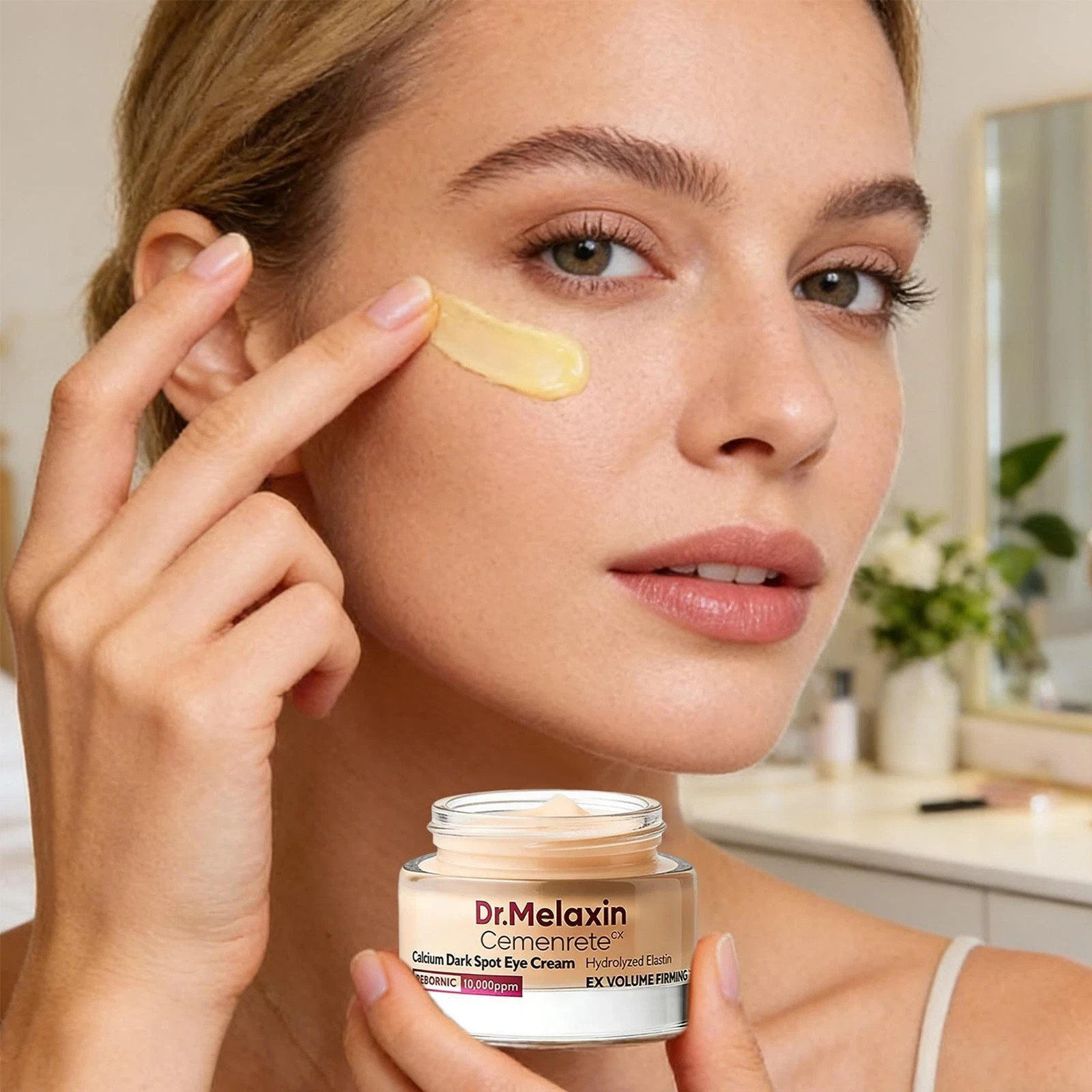 Dr. Melaxin Cemenrete Eye Cream.Calcium Dark Spot Corrector,Anti-Aging & Firming