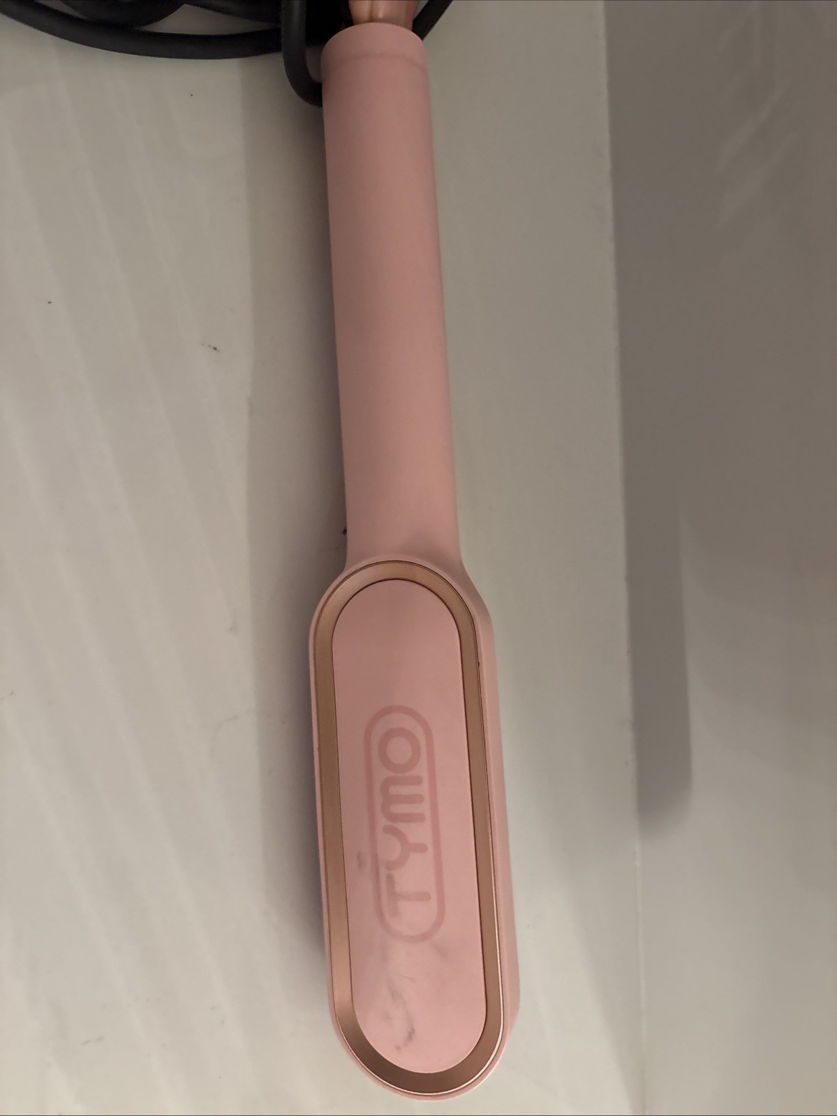 TYMO Ring Hair Straightening Comb – Pink – 1 1/2″: All Hair Types, 5 Heat Settin