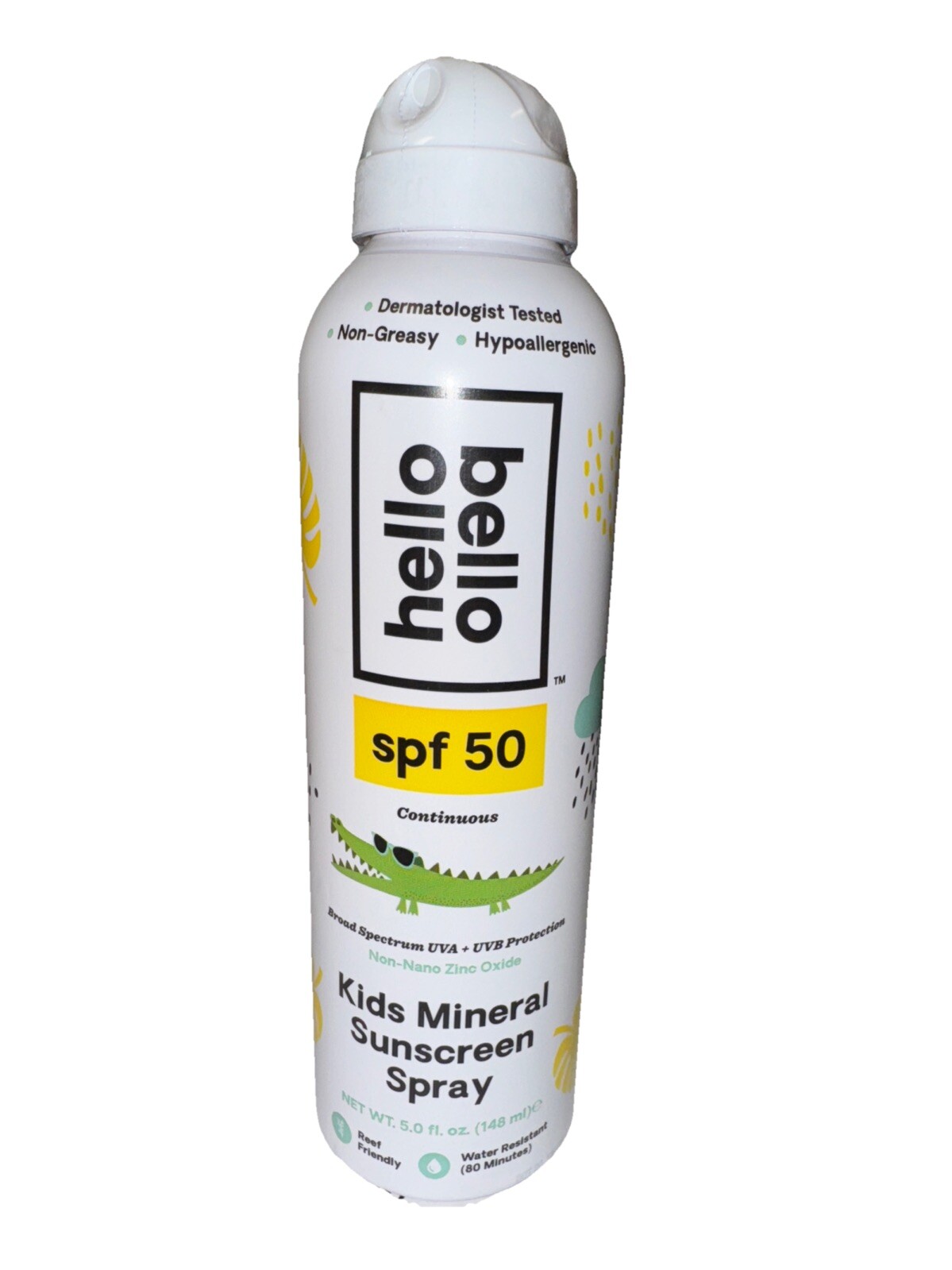 Hello Bello SPF 50 Mineral Sunscreen Spray Hypoallergenic Expired In 09/2024